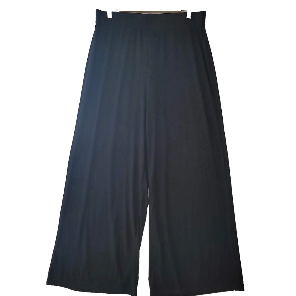 JM Collection Pants Womens Plus XL Pull On Wide‎ Leg Stretch Casual Comfortable